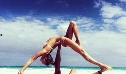 室外瑜伽吃瓜视频,享受健康生活新体验